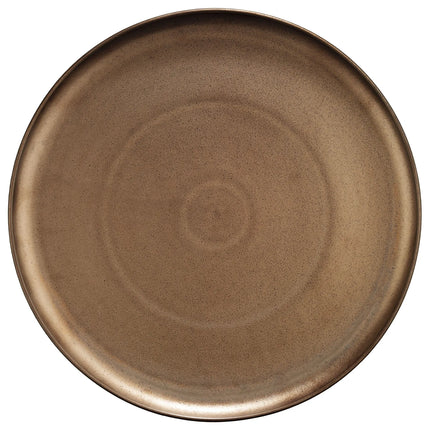 GGM Gastro (12 pcs) Pizza Plate - Porcelain - Ø310mm - Bronze