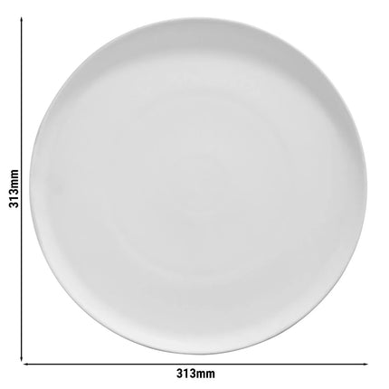 GGM Gastro (12 pcs) Pizza Plate - Porcelain - Ø310mm - White