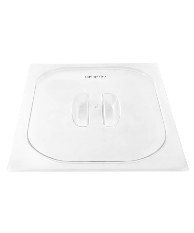 GGM Gastro (12 pcs) Polycarbonate Lid GN 1/2 - Clear - 325x265x26mm