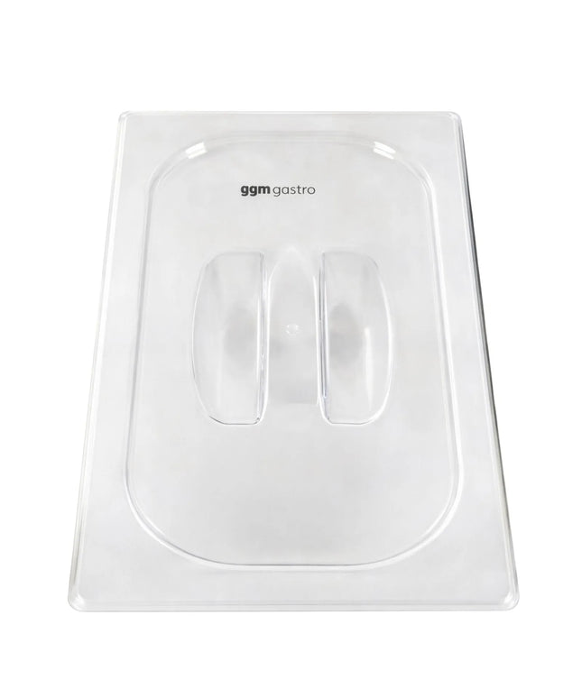 GGM Gastro (12 pcs) Polycarbonate Lid GN 1/4 - Clear - 265x162x23mm