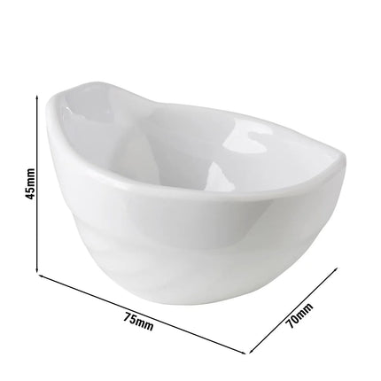 GGM Gastro (12 pcs) Ramekin - FRIENDLY - PET - 50ml - 75x70mm - White