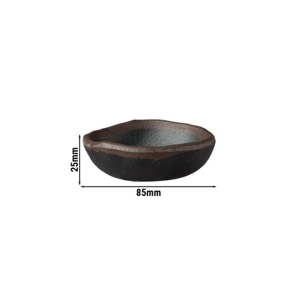 GGM Gastro (12 pcs) Ramekin - MARONE - Melamine - 50ml - round - Ø85mm - Black/Brown