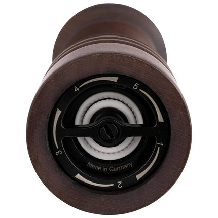 GGM Gastro (12 pcs) Salt & Pepper Mills PREMIUM - ETERNAL - Beech Wood - Height: 155mm - Dark Brown