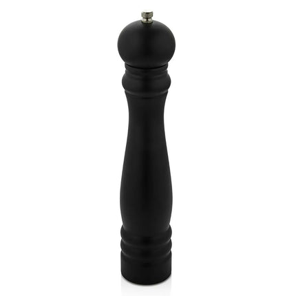 GGM Gastro (12 pcs) Salt & Pepper Mills - Wood - Height: 300mm - Black