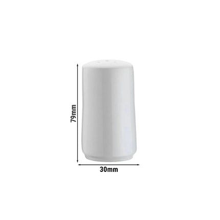 GGM Gastro (12 pcs) Salt Shaker - Height: 79mm - White