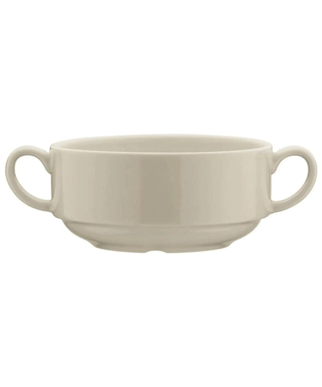 GGM Gastro (12 pcs) SEMPRE - Handled Soup Cup - 320 ml - Cream