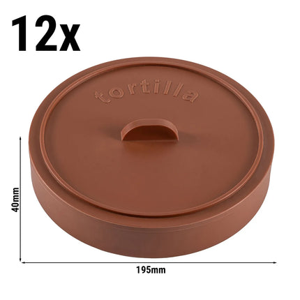 GGM Gastro (12 pcs) Serving Pot - incl. Lid - 195x195x40mm