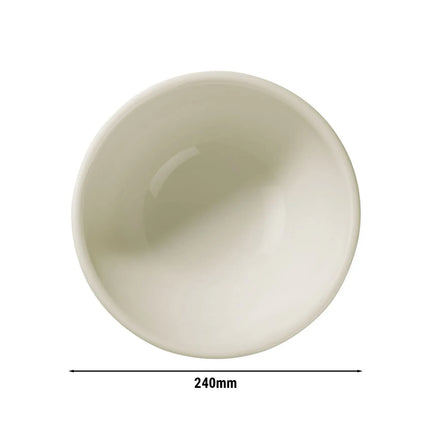 GGM Gastro (12 pcs) Soup Plate - TEOS - Porcelain - round - Ø 240mm - Cream