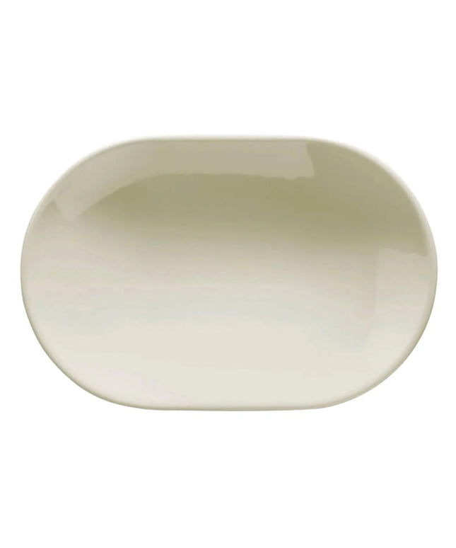 GGM Gastro (12 pcs) TEOS | Kebab Platter - oval - Porcelain - Length:360mm - Cream
