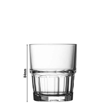 GGM Gastro (12 pcs) Tumbler - CASABLANCA - 200 ml - Clear