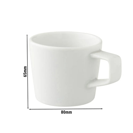 GGM Gastro (12 pcs) WHITE DELIGHT | Cappuccino Cup White Delight - 180ml - White