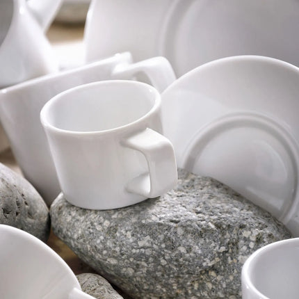 GGM Gastro (12 pcs) WHITE DELIGHT | Coffee Cup White Delight - 150ml - White