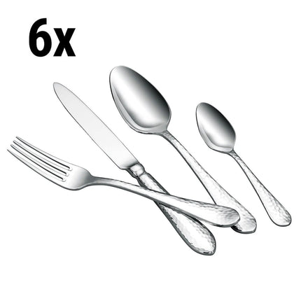 GGM Gastro (144 pcs) Cutlery set - Martin - 18/10 stainless steel - 144-piece set - For 36 people