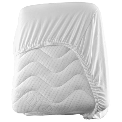 GGM Gastro (15 pcs) Jersey Fitted Sheet - 100x200cm - White