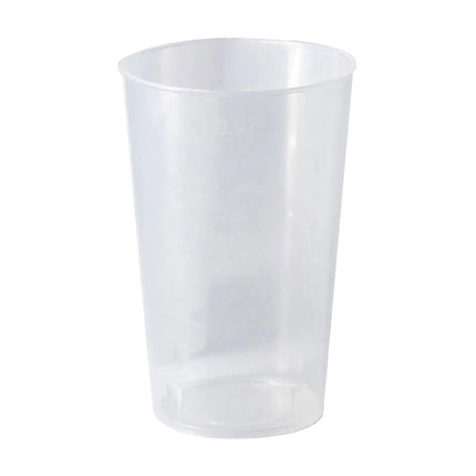 GGM Gastro (150 pcs) Polycarbonate Cup (reusable) - Stacking - 500ml - Ø 90mm - Clear