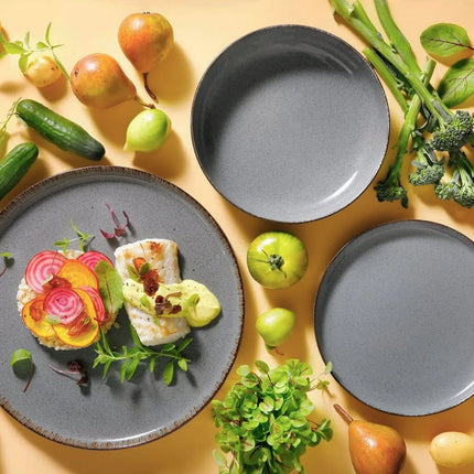 GGM Gastro (16 pcs) ANTIGO | Crockery set - Porcelain - Ø150/Ø190/Ø280mm - Blue