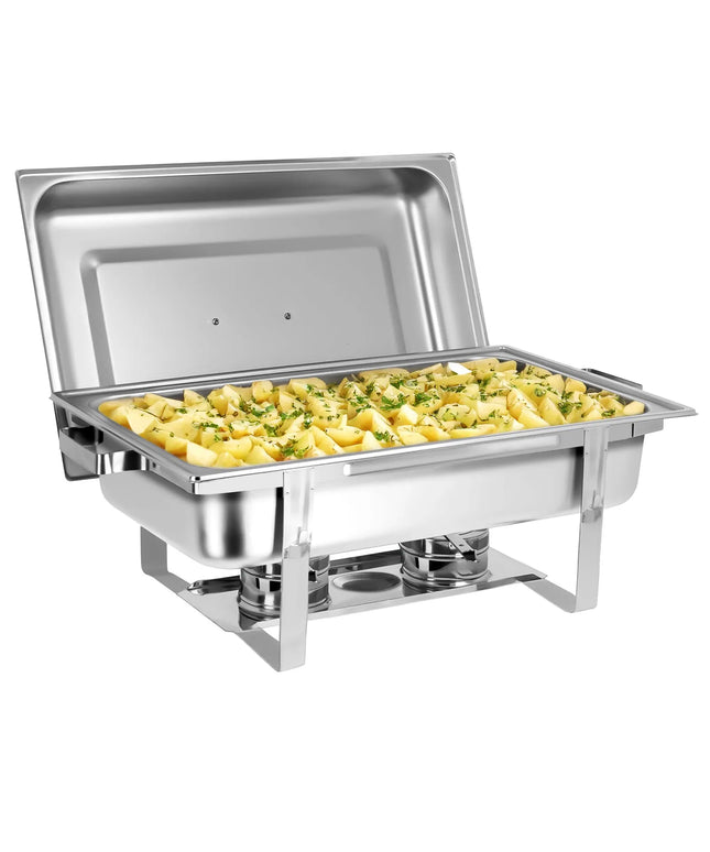GGM Gastro (2 pcs) Chafing Dish - GN 1/1 - with Lid & stainless steel legs