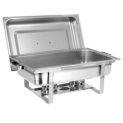 GGM Gastro (2 pcs) Chafing Dish - GN 1/1 - with Lid & stainless steel legs