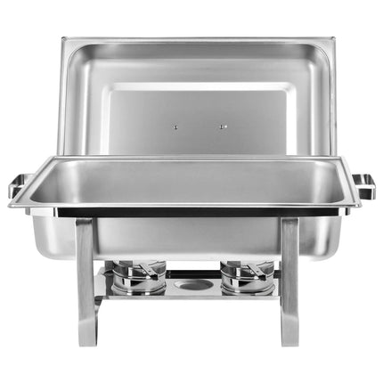 GGM Gastro (2 pcs) Chafing Dish - GN 1/1 - with Lid & stainless steel legs