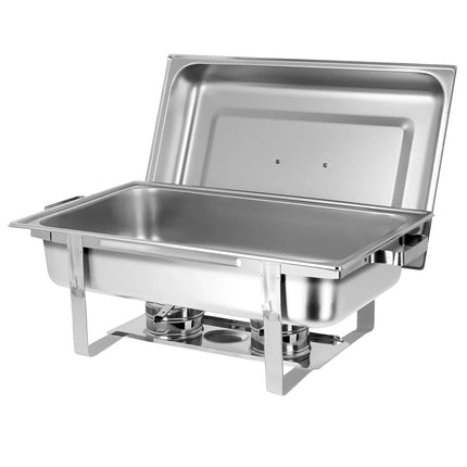 GGM Gastro (2 pcs) Chafing Dish - GN 1/1 - with Lid & stainless steel legs