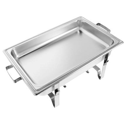 GGM Gastro (2 pcs) Chafing Dish - GN 1/1 - with Lid & stainless steel legs