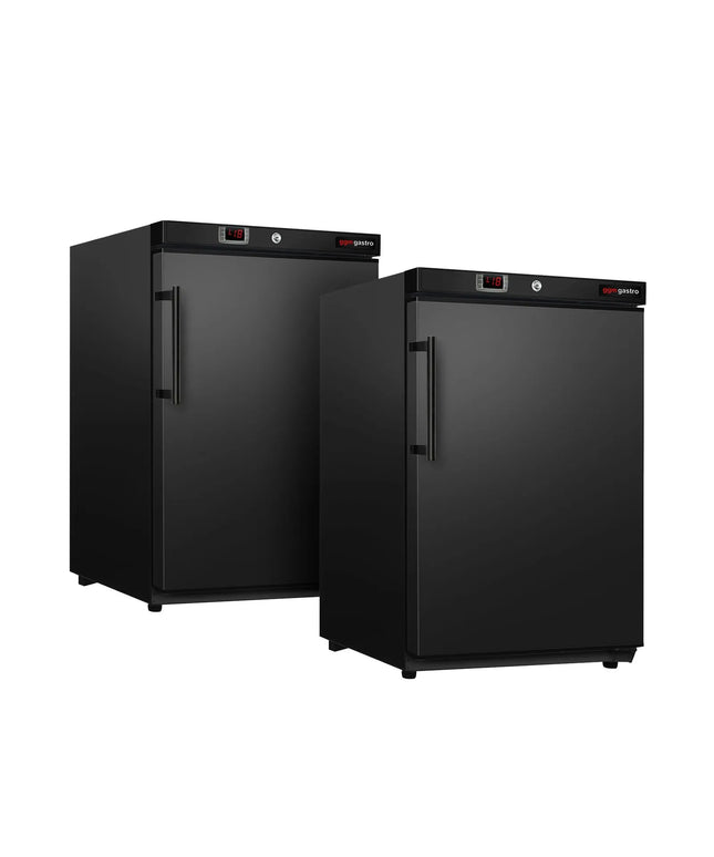 GGM Gastro (2 pcs) Commercial Undercounter Freezer ECO - 115L - Single Door - Black