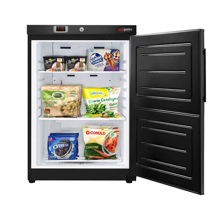 GGM Gastro (2 pcs) Commercial Undercounter Freezer ECO - 115L - Single Door - Black