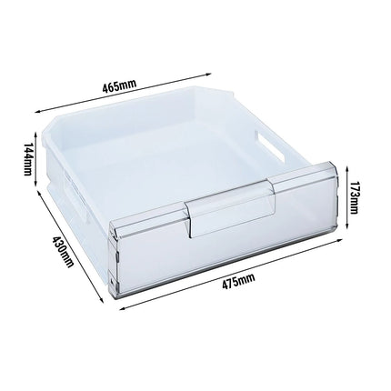 GGM Gastro (2 pcs) Drawer - Plastic - 475x430x173mm - Top - for KSS200HN & TKSS200HN