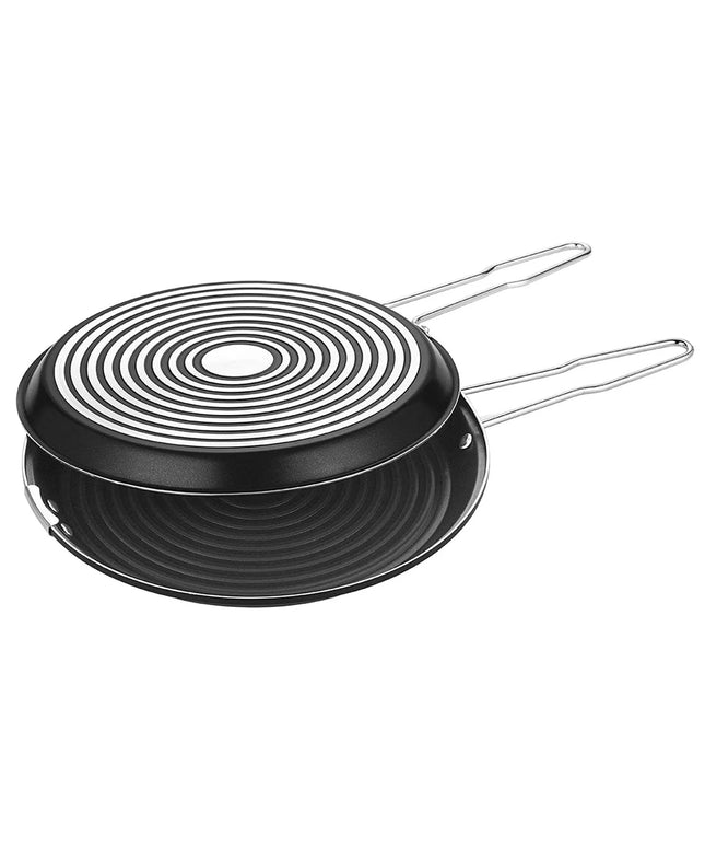 GGM Gastro (2 pcs) Frying Pan Set - Aluminium - Ø 320mm - Height: 60mm - Non-stick - suitable for gas, ceramic and electric hobs - 2-piece