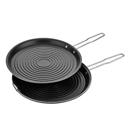 GGM Gastro (2 pcs) Frying Pan Set - Aluminium - Ø 320mm - Height: 60mm - Non-stick - suitable for gas, ceramic and electric hobs - 2-piece