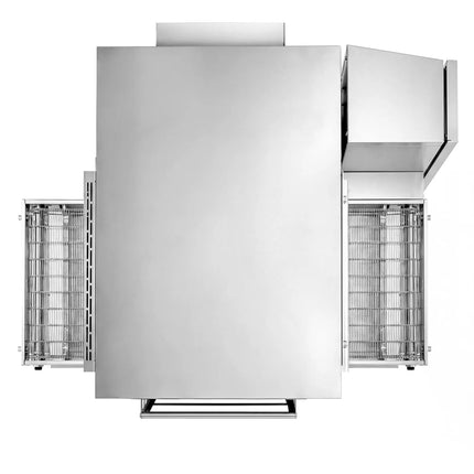 GGM Gastro (2 pcs) Gas Conveyor Pizza Oven - 1550x2000mm (154.9 cmx199.9 cm) - 230V Single Phase - Touchscreen Controls - Belt width: 650mm (65 cm) - up to 350°C - incl. Base frame