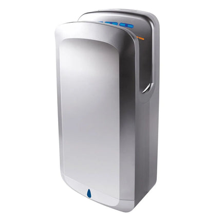 GGM Gastro (2 pcs) Hand Dryer with Sensor & UV Light - Matt Black Stainless Steel