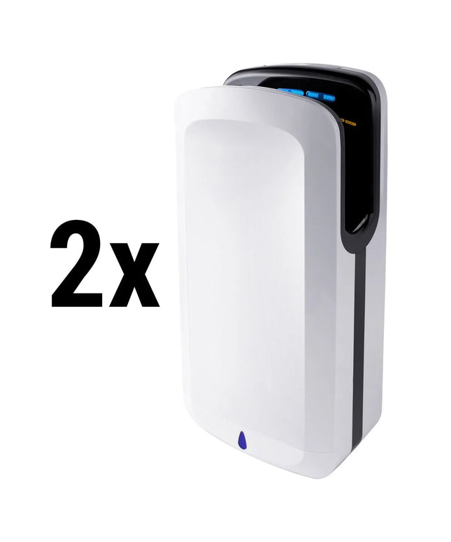 GGM Gastro (2 pcs) Hand Dryer with Sensor & UV Light - White