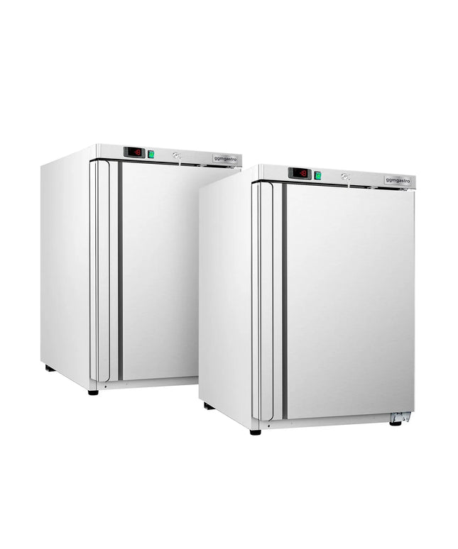 GGM Gastro (2 pcs) Mini Commercial Undercounter Freezer Stainless Steel ECO - 115L - Single Door