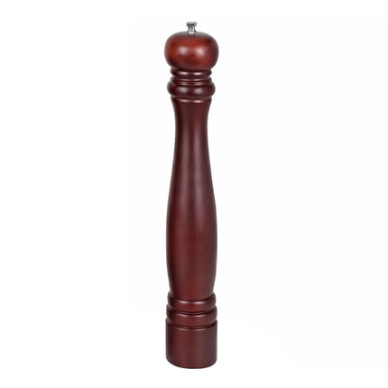 GGM Gastro (2 pcs) Salt & Pepper Mills - Wood - Steel Grinding Mechanism - Height: 460 mm - Brown
