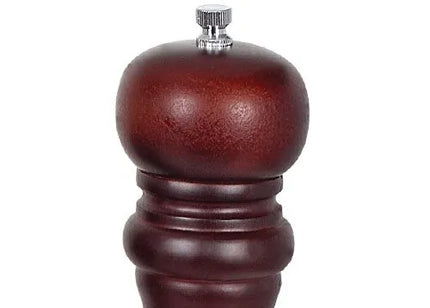GGM Gastro (2 pcs) Salt & Pepper Mills - Wood - Steel Grinding Mechanism - Height: 460 mm - Brown
