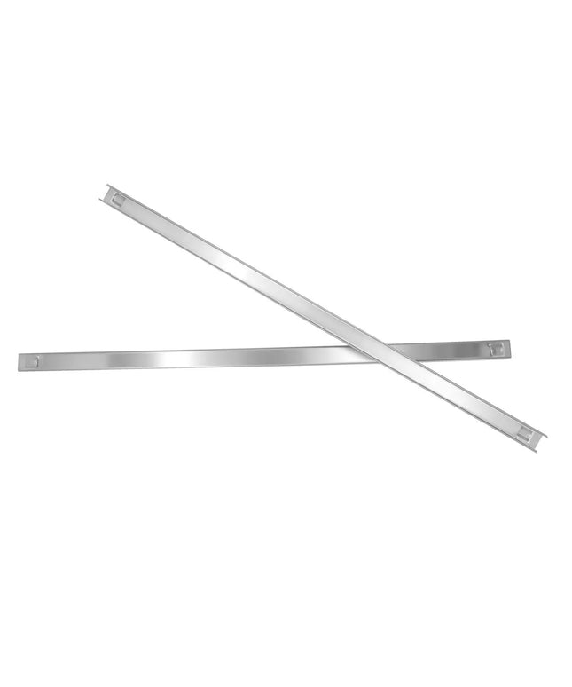 GGM Gastro (2 pcs) Shelf guides - Stainless steel - 530mm - for Preparation table ZWBTRF, BRF & BLF