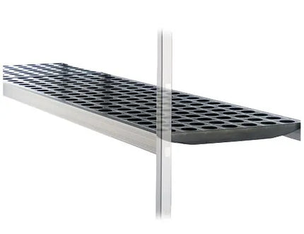 GGM Gastro (2 pcs) Shelf Panel Set - 1570x560mm - Grey Polymer - Per unit load capacity: 600kg