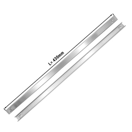 GGM Gastro (2 pcs) Support rails - Stainless steel - Length: 436mm - Right & Left - for TRBGKF