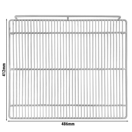 GGM Gastro (2 pcs) Wire shelf - Plastic-coated - 486x412mm - Thickness: 10mm - for KSBL400 & TKSBL400