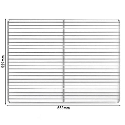 GGM Gastro (2 pcs) Wire shelf - Plastic-coated - 529x653mm - Thickness: 13mm - GN 2/1 - for Commercial refrigerator