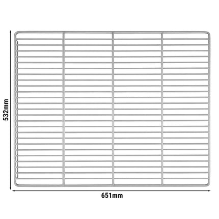 GGM Gastro (2 pcs) Wire shelf - Plastic-coated - 651x532mm - GN 2/1 - for BTKF, BTKFS, TF & TKSF series