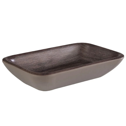 GGM Gastro (20 pcs) Bowl - OAK - Melamine - 0.10L - 115x70mm - Depth: 25mm - Brown