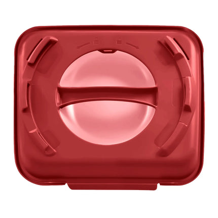 GGM Gastro (20 pcs) Lunch Box - 600ml - 2-Compartment - Raspberry Red/Old Rose