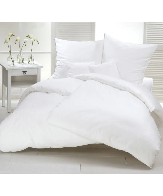 GGM Gastro (20 pcs) Satin Stripe Duvet Cover Linz - 140x210cm - White