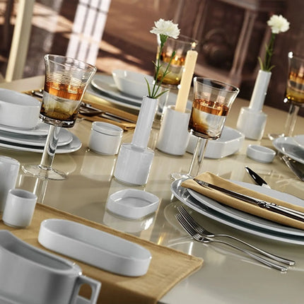 GGM Gastro (24 Cái) Chén Tráng Miệng - Sứ - 60x60mm - Trắng