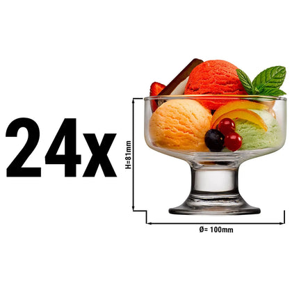 GGM Gastro (24 Cái) Iceville - Cốc Kem - Thủy Tinh - 0.26L