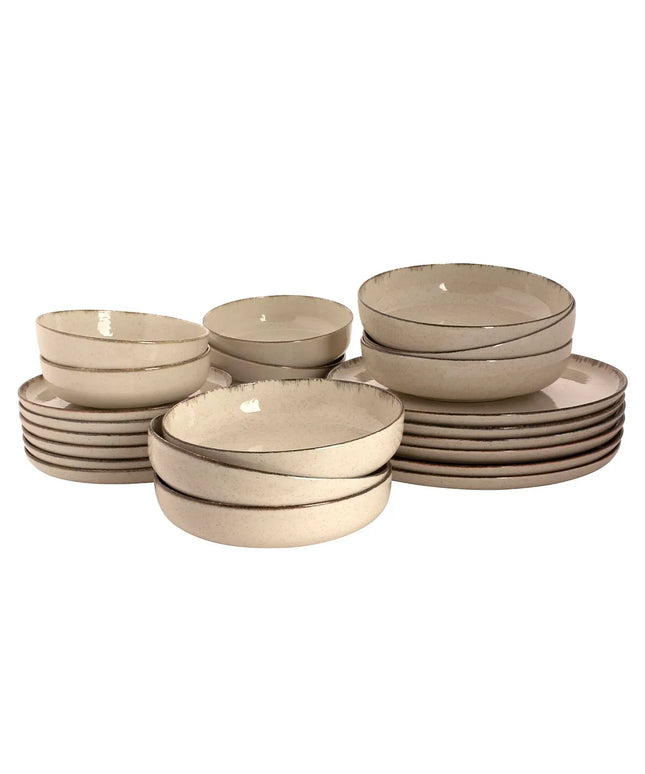 GGM Gastro (24 pcs) ANTIGO | Plate - Porcelain - Ø190mm, Ø280mm, Ø190mm, Ø150mm - White