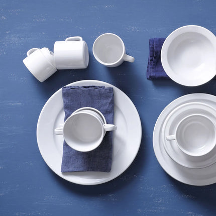 GGM Gastro (24 pcs) BUDGETLINE | Coffee Cup Mammoet - 140ml - White - with Saucer