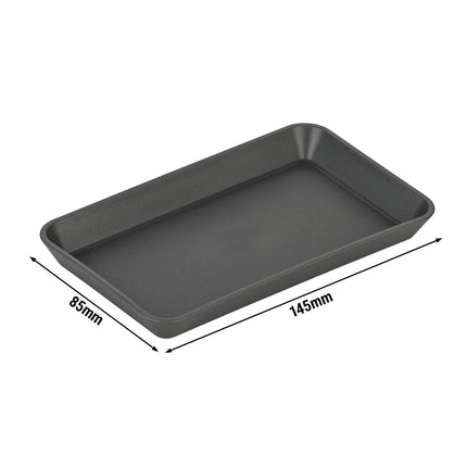 GGM Gastro (24 pcs) Canapé Plate - square - Polypropylene - 145x85mm - Grey